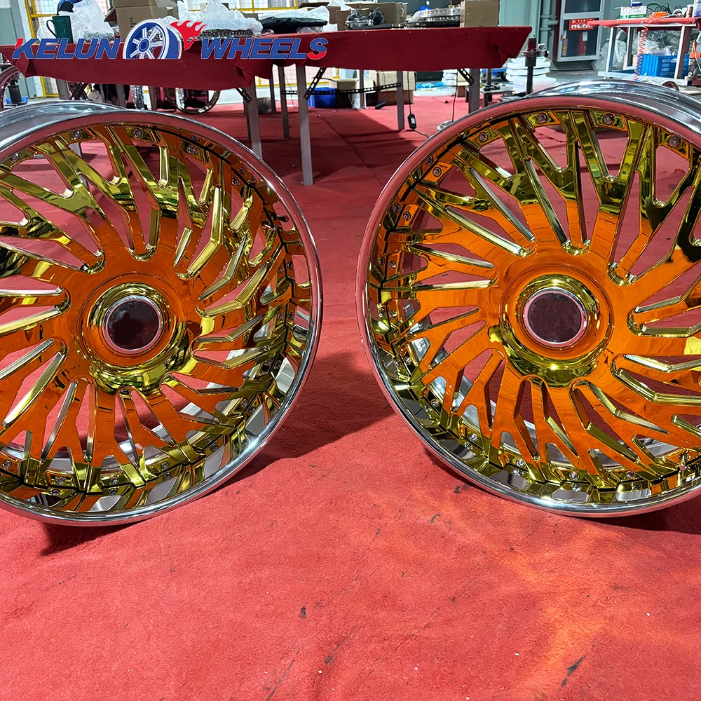 HOT SALE Forged Aluminum Alloy 20" 22" 24" 26" forgiato Wheels Concave Rims Chrome Rims Rucci Rims Chrome Wheel