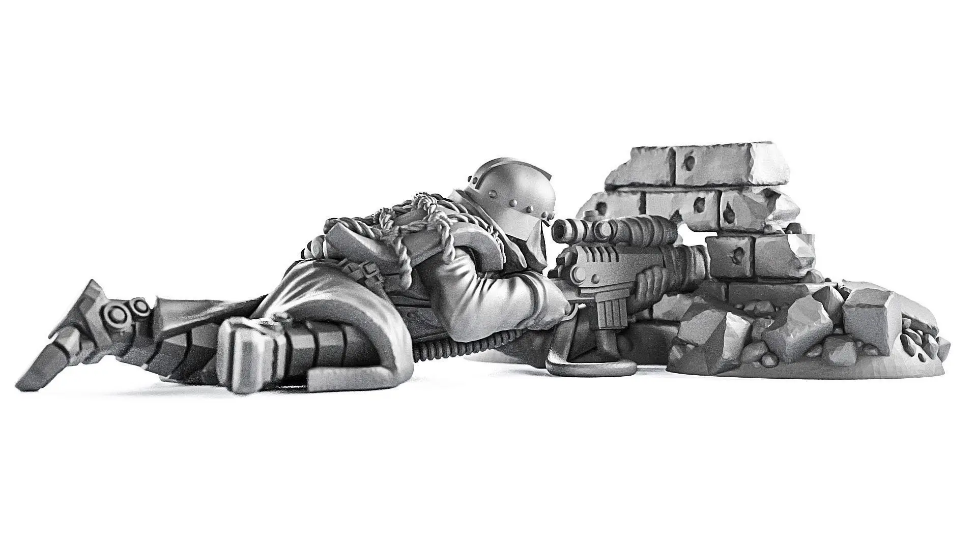 1/35 Resin Model Figure GK, Unassembled and unpainted kit