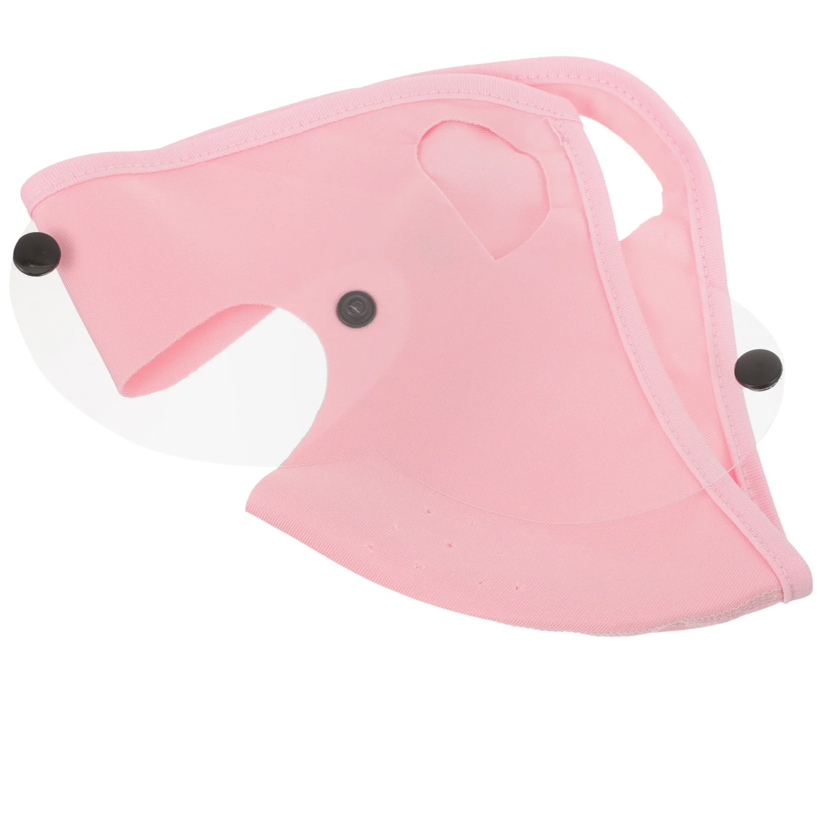 Comfortable Breathable Sunscreen Mask Pink Free Size Multi Functional Uv Protection Anti Aging Reusable for Women