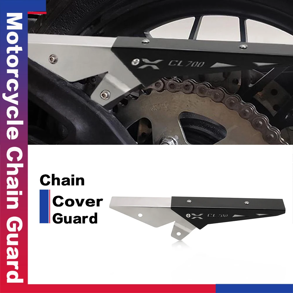 

New For CFMOTO 700CLX 700 CLX 700CL-X CLX700 CL X Motorcycle Aluminium Accessories Chain Cover Rear Chain Belt Guard Modified