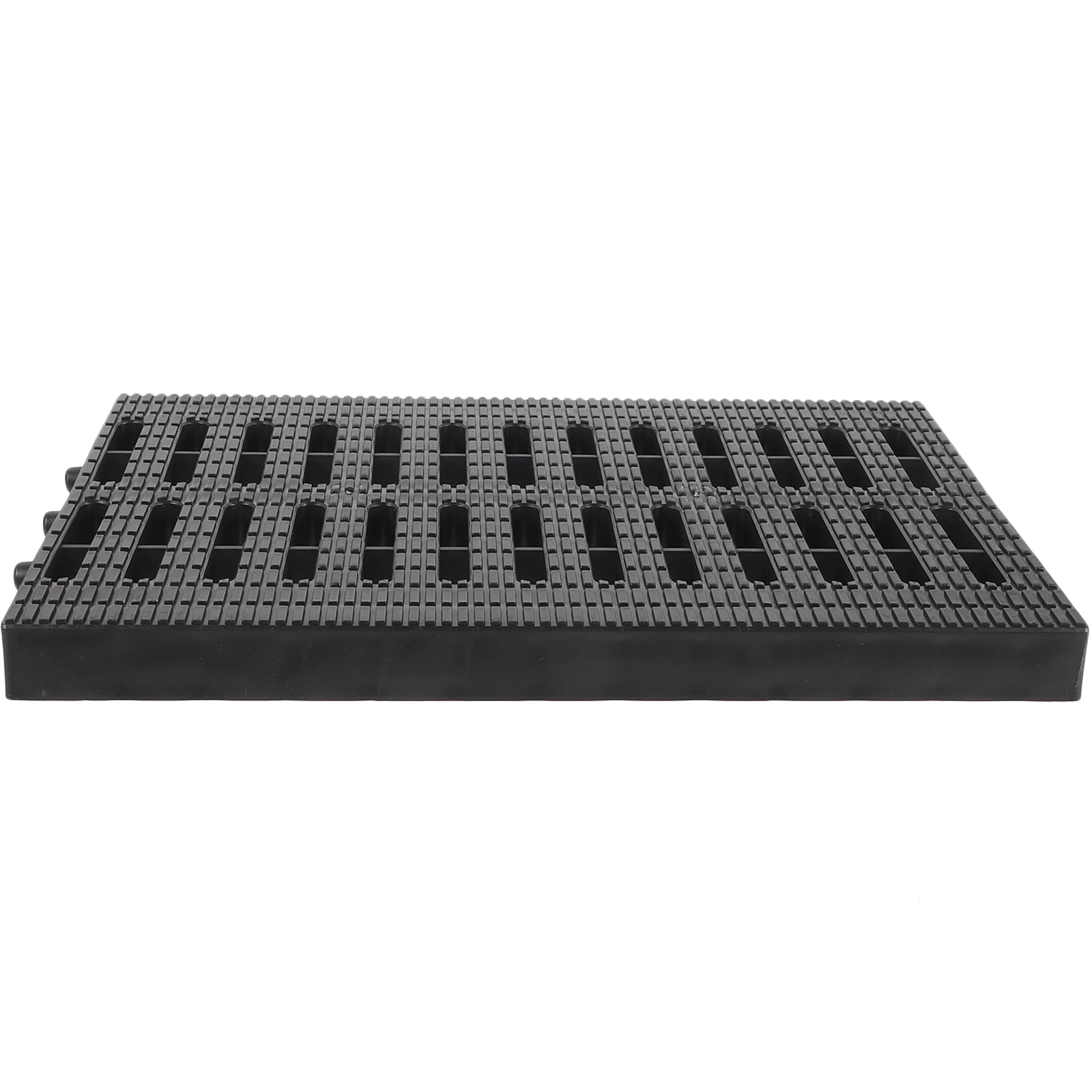 

Plastic Drainage Black Drainage Grates Heavy Duty Trench Cover Outdoor Outdoor French Drain Channel Garage Yard Garden