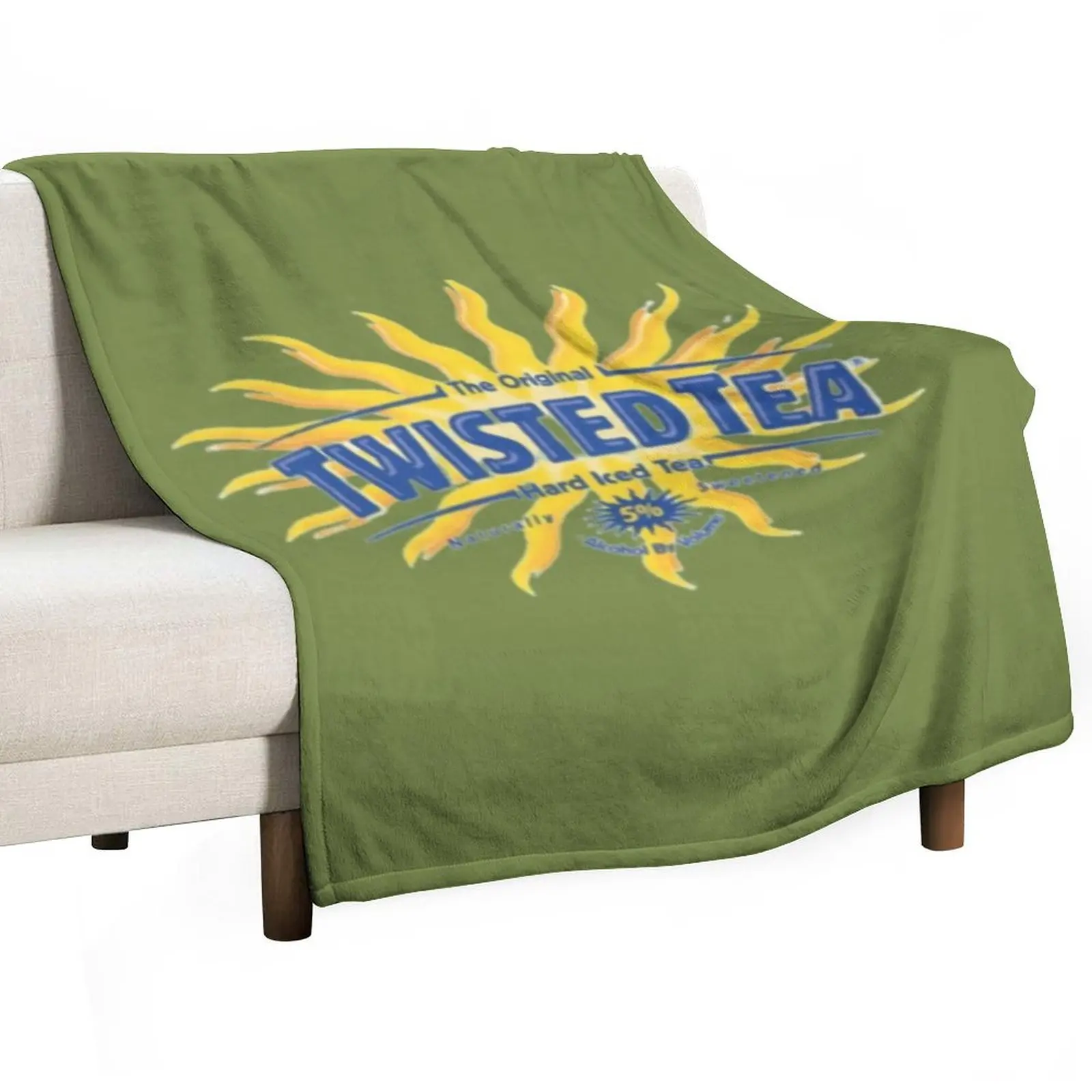 Twisted tea \t Throw Blanket Camping Blankets For Sofas Beach Blankets