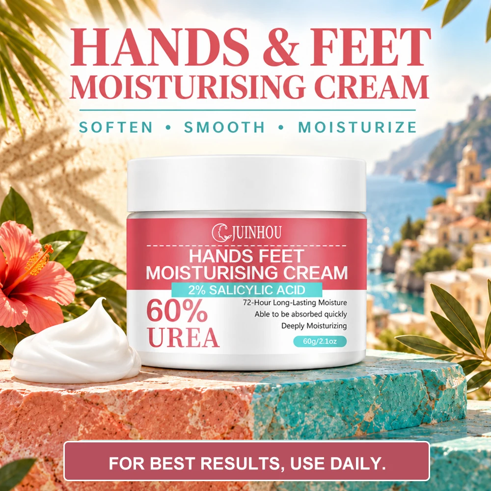 JUINHOU Hand Foot Cream 60% Urea 2% Salicylic Acid For Cracked Heels Dry Rough Skin Soften Thick Calluses Daily Skin Care