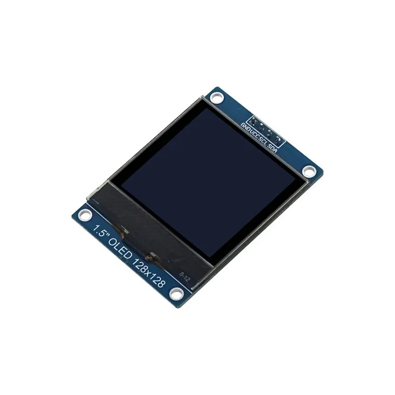 1.5 inch 4PIN OLED module Display Screen SH1107 Drive IC 128*128 IIC I2C Interface for 51 STM32 P22101 P22102