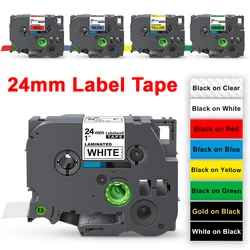 1Pcs 251 24mm Label Compatible for Brother 251 151 451 551 651 751 851 Label Tape 354 355 for Brother P-Touch Label Maker PTH500