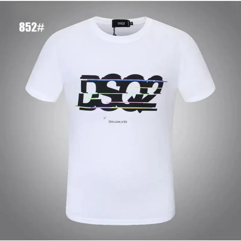 Special Clothing 2024 Short-sleeved ICON T-shirt M-XXXL Men's Printing Fashion Trend DSQ2 Summer Boyfriend Shirt