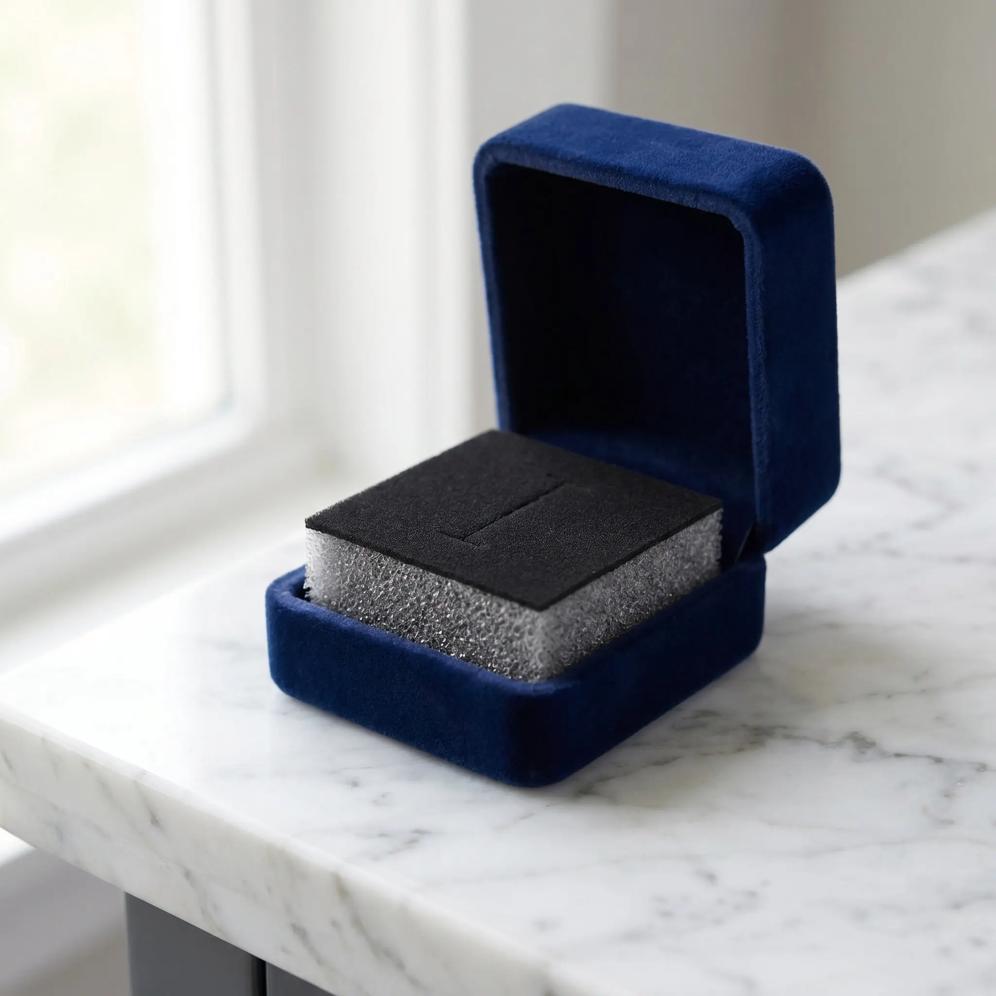 30Pcs Elegant Jewelry Box Inserts Sponge Holder Tray for Earrings Studs Rings Display Presentation Storage Safety Cushioning