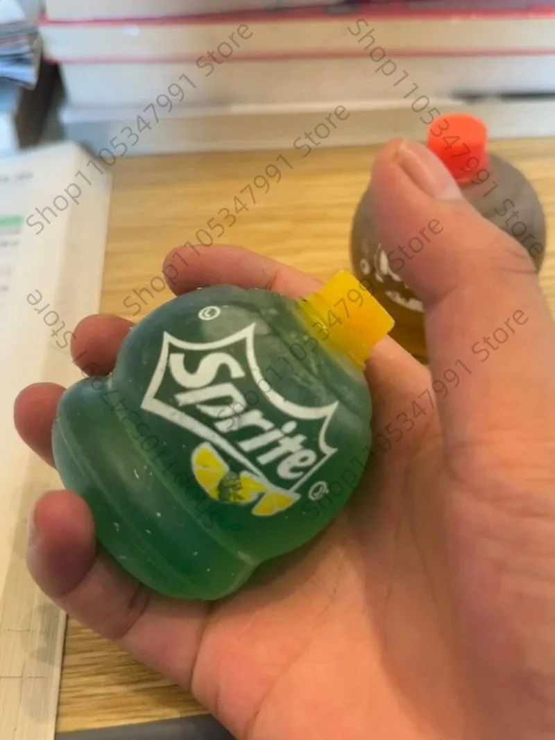 

Cola Soda Toy Stress Relief Gifts Water Filling Peach White Beverage Bottle Letting out Emotions Soft Resilient