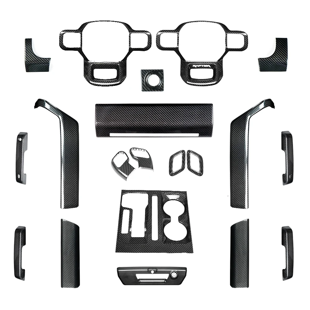 

Полностью сухой комплект внутренней отделки из углеродного волокна ShaSha для Ford F150 | Индивидуальная посадка, глянцевая/матовая отделка | Прямое заводское качество OEM