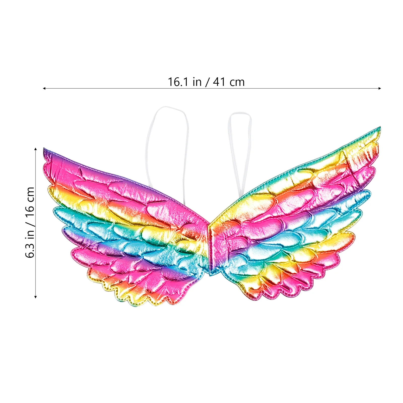 3-częściowy zestaw dla dzieci: opaska na głowę jednorożca, skrzydła, tiulowa spódniczka, tęczowy strój księżniczki, kostium na imprezę, występ sceniczny, zestaw skrzydeł i spódniczki
