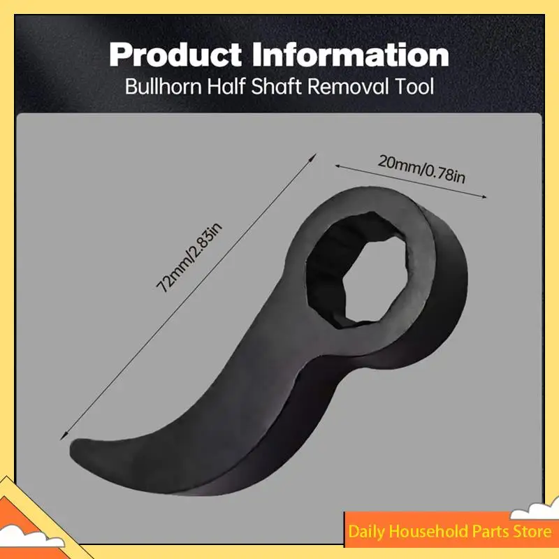 2 個のこじバーレンチアダプターヘッド、アップグレードされた厚みのあるハーフシャフトバールアダプター修理ヘッドツール HOT!