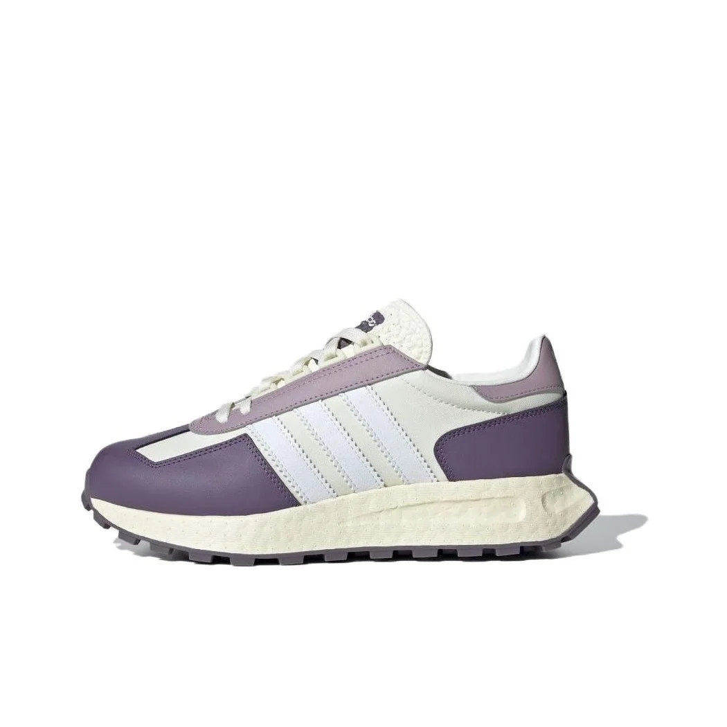 Adidas Originals Retropy E5 Low top Casual Shoes Women's White Purple IE8441