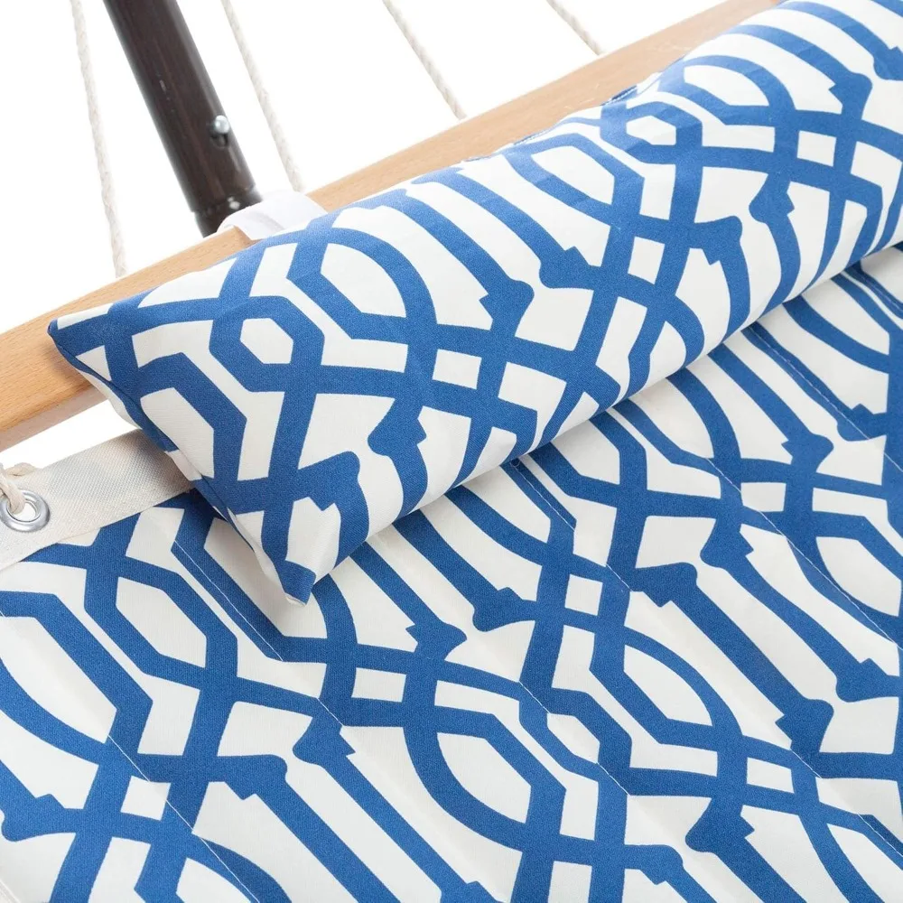 أرجوحة مبطنة موفرة للمساحة مع حامل ووسادة، مثالية لمعيشة الشقة، مصممة في الولايات المتحدة الأمريكية، مثالية للمساحات المدمجة #4