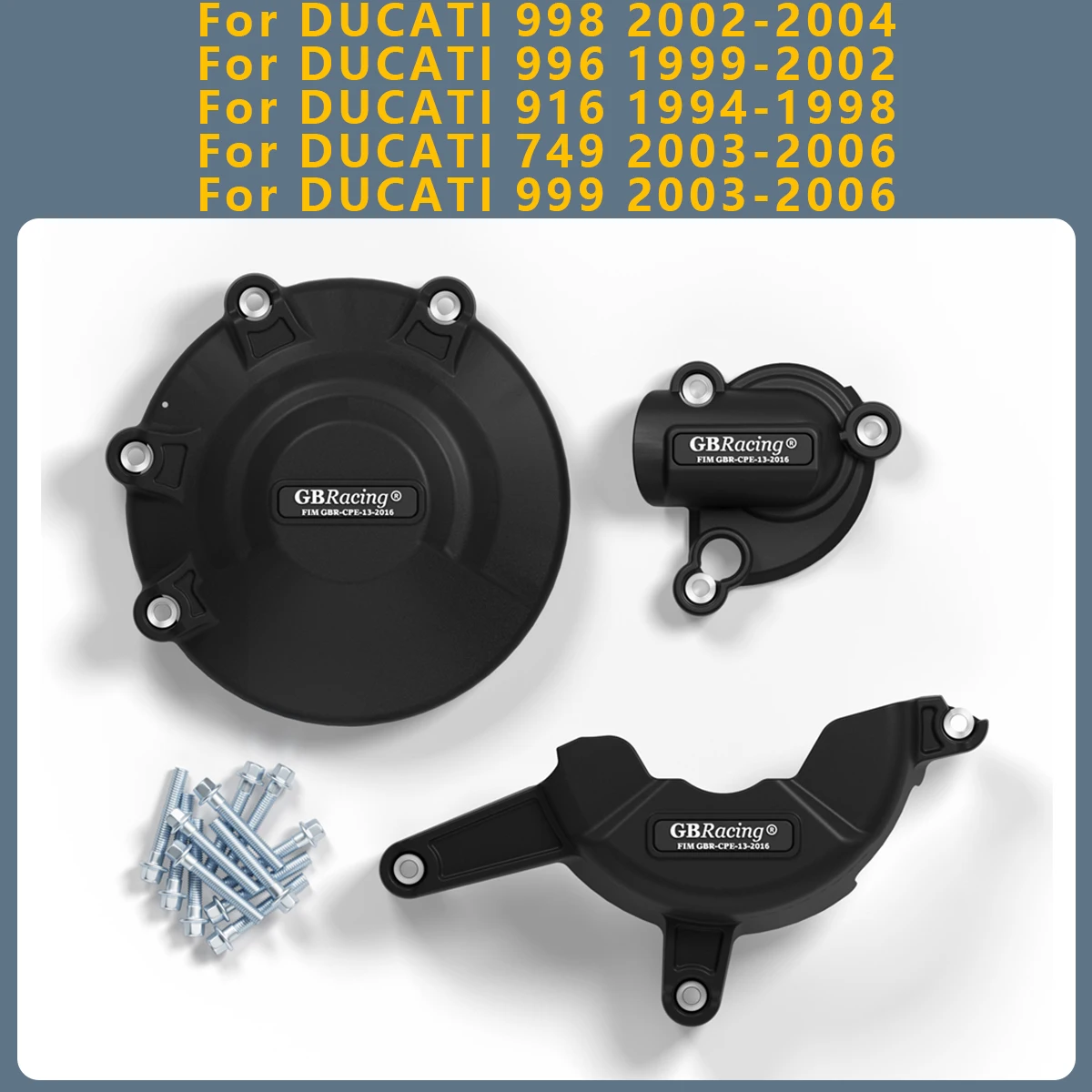 

Motorcycle Engine Cover Clutch Cover Protection Set For DUCATI 998 2002-2004 996 1999-2002 916 1994-1998 749 999 2003-2006