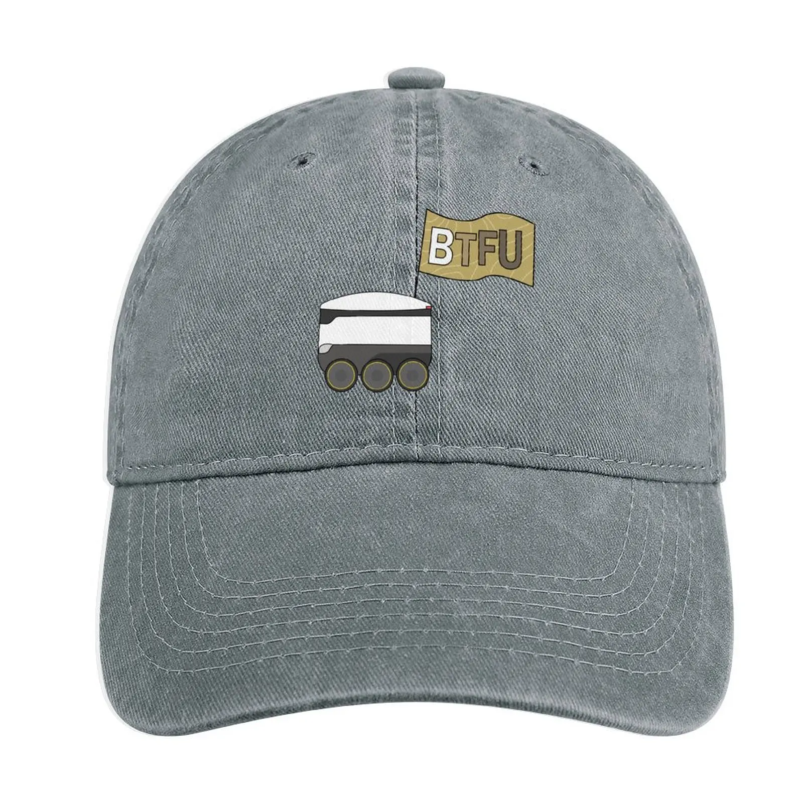 

BTFU Starship Robot Purdue Sticker Cowboy Hat Beach Golf Golf Hat Women Men'S