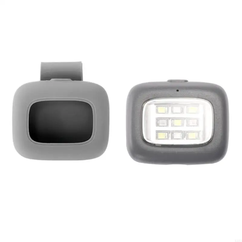 ไฟคลิปโคมไฟ LED ความปลอดภัย jogging LED ไฟสนามแม่เหล็ก USB ชาร์จไฟวิ่งโคมไฟกลางแจ้งกระเป๋าเป้สะพายหลังหัวเข็มขัด