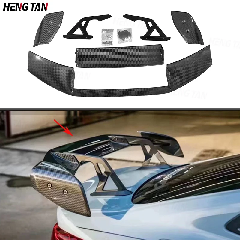 

For BMW 2 series F22 G42 M2 F87 G87 Car Rear Trunk Spoiler Rear Wing Tail Wing Parts Carbon Fiber Upgrade Body kit