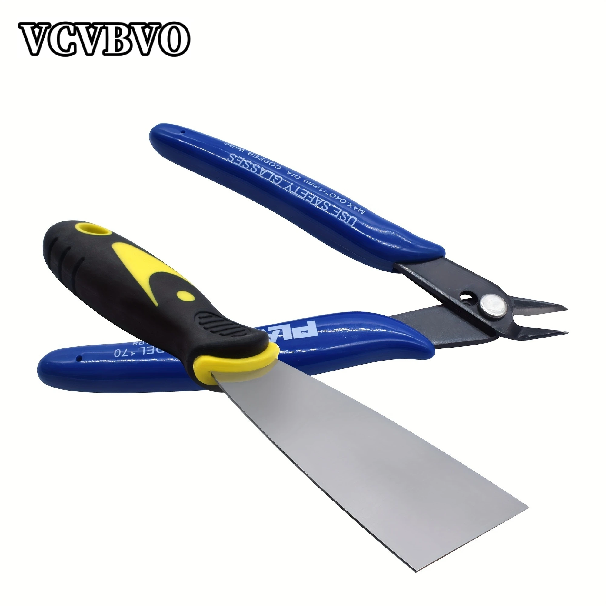 Kit de ferramentas para impressora 3D: alicate e espátula de aço de precisão para fácil remoção de impressão, corte de fio - alça de aderência confortável