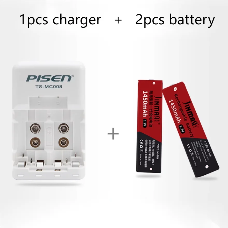 

1.2V 7/5F6 67F6 1450mAh ni-mh Chewing Gum battery 7/5 F6 cell for panasonic sony MD CD cassette player 2 batteries + 1charger