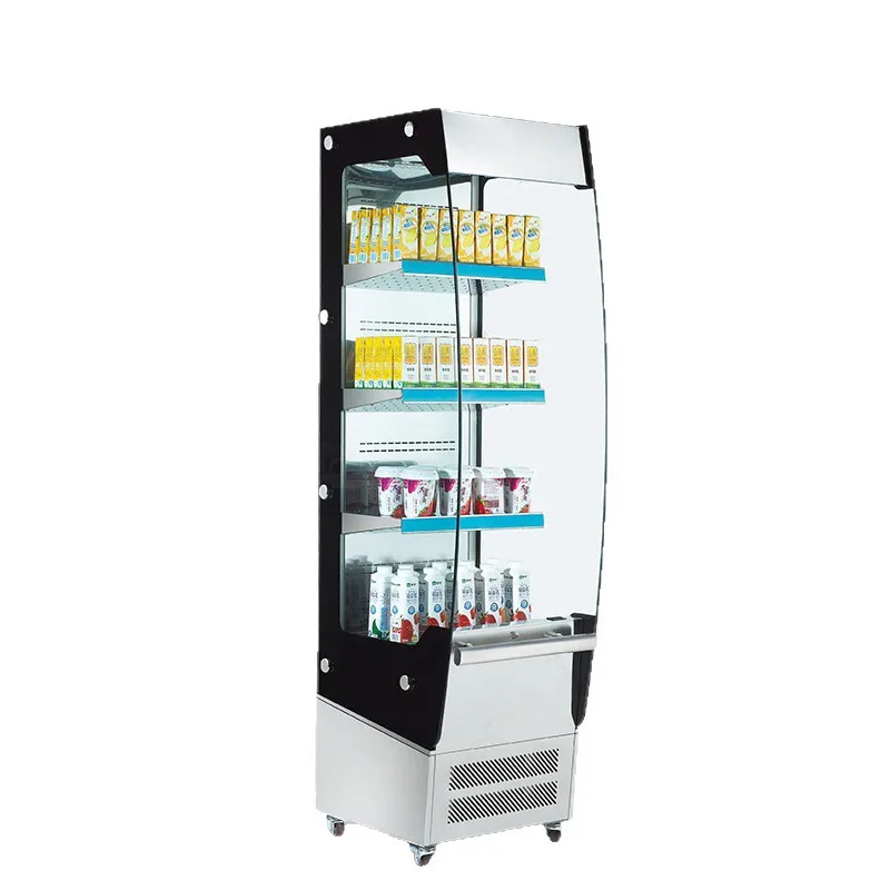 

Vertical display cabinet Air-cooled beverage Fruit drink Refrigerated cabinet Egg tart bread Insulation cabinet Hot and cold opt