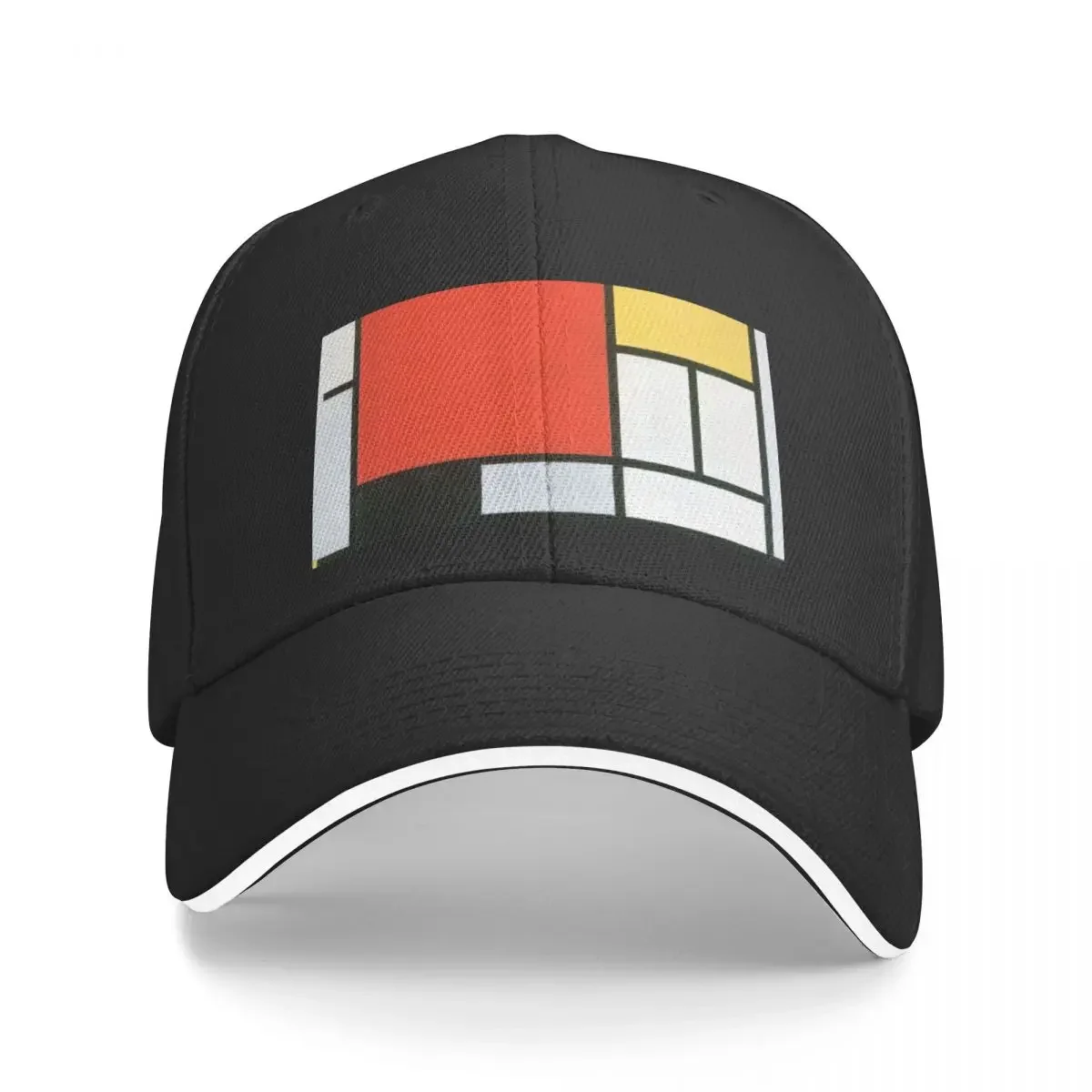 

Piet Mondrian, Composition in red, yellow, blue and black Baseball Cap golf hat genuine Boy Women's
