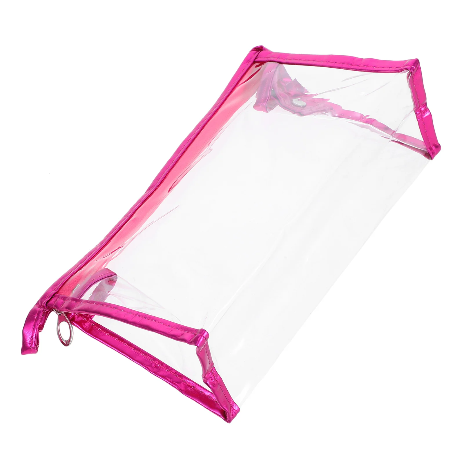 مقلمة شفافة بسحاب رفيع وواضح ومنظم قرطاسية وحقيبة أقلام رصاص ذات سعة كبيرة لقلم مكتب الامتحانات #2