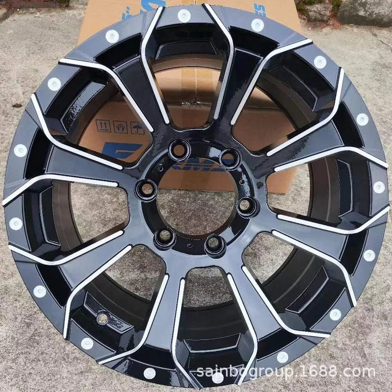 

Suitable for F66DX407 16 inch 6x139.7 Shengbo, personalized car modification aluminum alloy wheel rim tire bell
