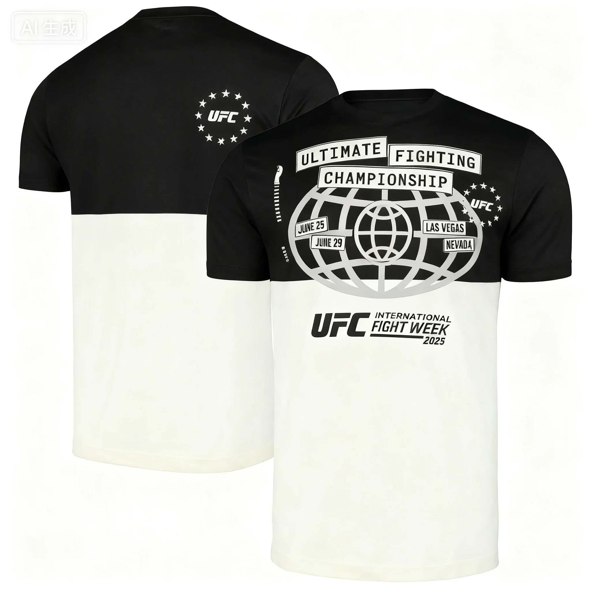 الصيف الرجال متعددة Ufc 2025 أسبوع القتال الدولي الأزرق تي شيرت المتطرفة الرياضة الملاكمة دعوى Ufc القتال بطل #1