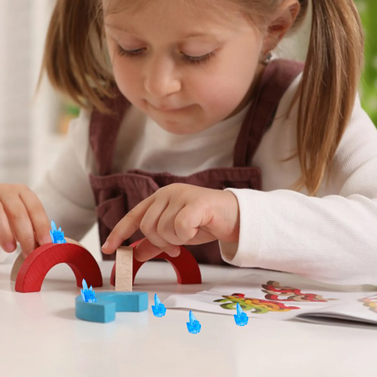 

5Pcs Effect Miniature Accessories for Action Figures Creative Play Educational Construction Set Kids Imaginative Scene