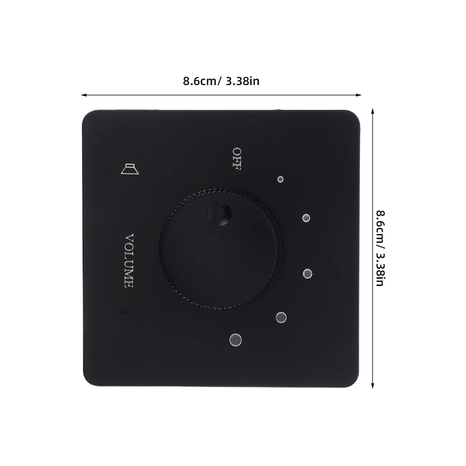 5-Position in-Wall Speaker Volume Control Panel Adjustable Sound Switch for Theater Conference Classroom Media Audio System