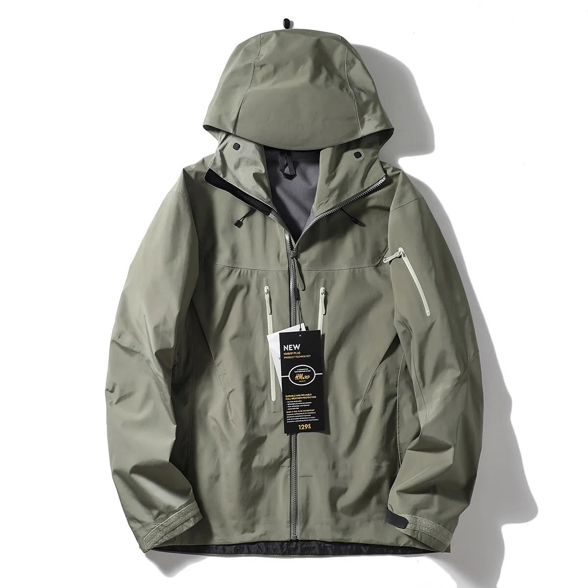 ARC Outdoor-Cubierta dura laminada, resistente al viento e impermeable, Color sólido, moda para acampar, deportes de pesca, chaqueta informal versátil