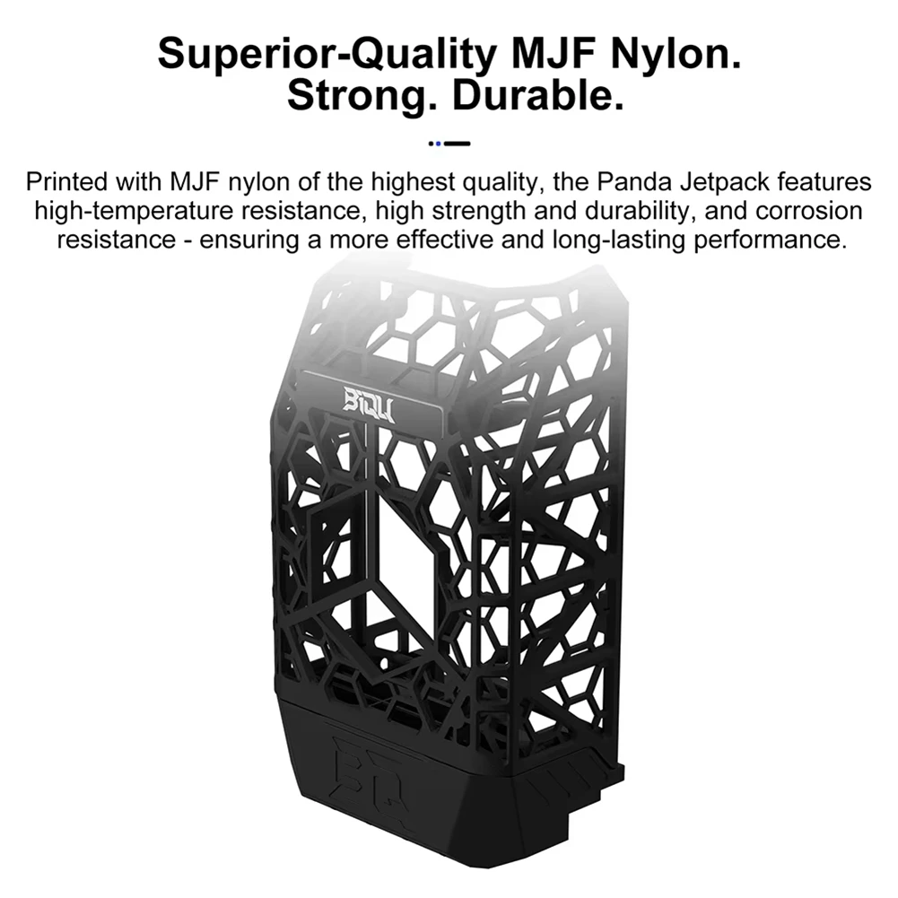 SMIEA BIQU 팬더 제트 팩 MJF 나일론 경량 고강도 업그레이드 Bambu Lab P1 X1 Panda Revo 용 팬더 제트 냉각 팬 덕트