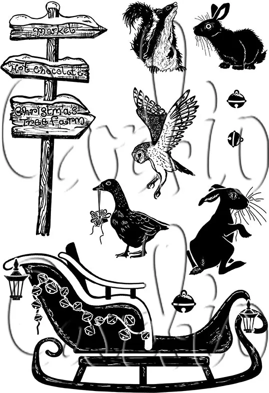 July 2026 New Christmas Joy Collection Snow Clear Stamps Stencil for DIY Making Card Scrapbook Embossed Paper Stamps Supplies image 3