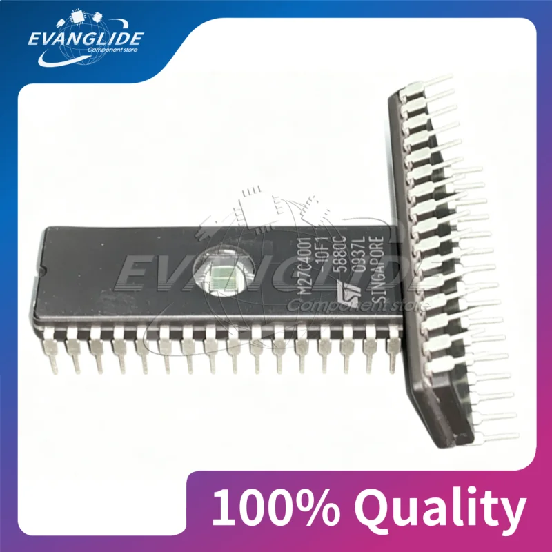 1 PCS M27C4001-10F1/12F1/15F1/10F1L/12F6/45XF1L/80XF1 DIP32 Mirror memory chip
