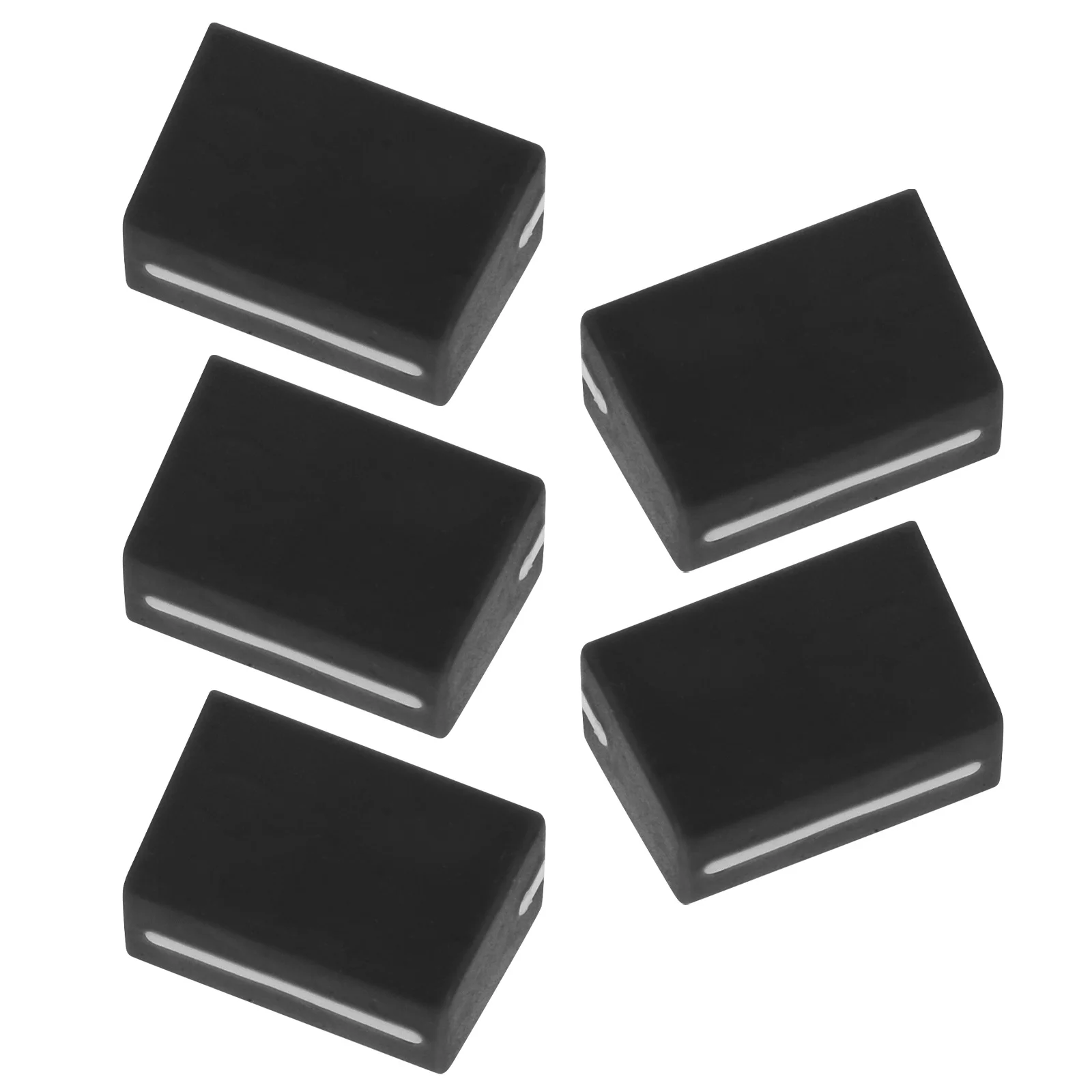 

5Pcs Slider Caps for Mixing Console Fader Knobs Replacement Rubber Material Console Slider Fader Caps Easy Glide Precision Fit