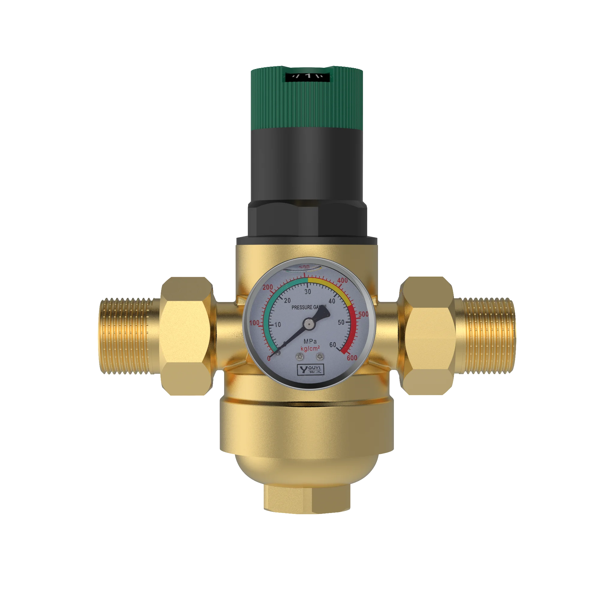 Premium Stainless Steel Brass Pressure Reducing Valve Flow Control Adjustable Pressure Reducing Filter