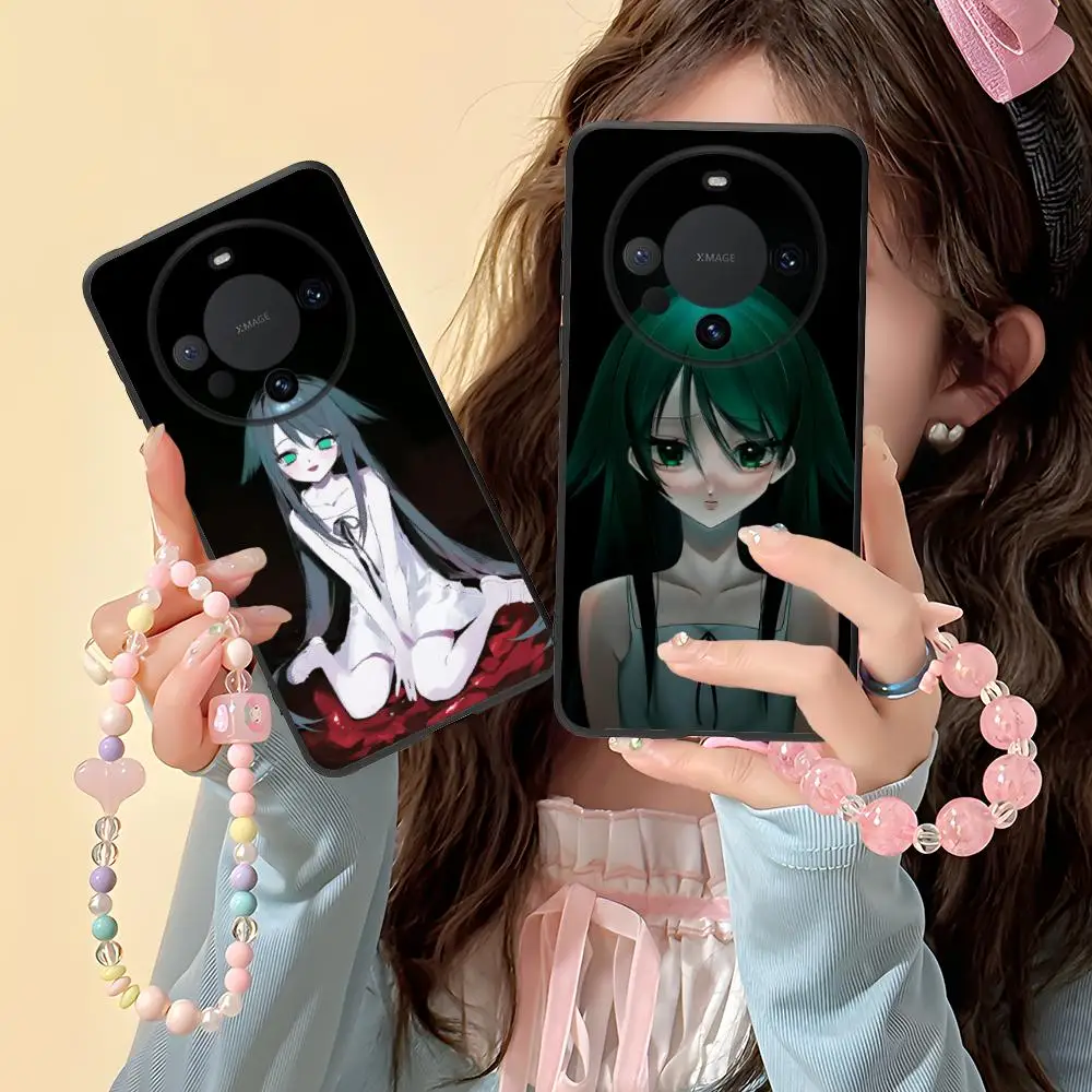 Saya no Uta حافظة هاتف محمول لهاتف هواوي ميت 60 50 40 30 20 10 Pro Plus Lite E 5G غطاء طباعة ملون غطاء هواتف محمولة جميل