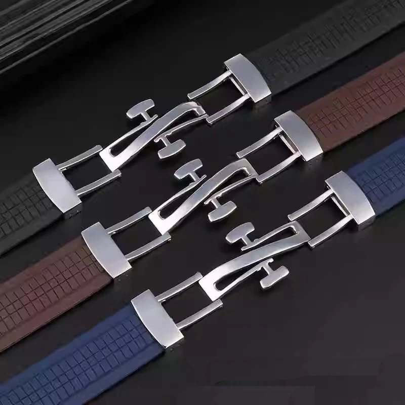 PP Rubber Strap for Patek Philippe Grenade AQUANAUT Series 5167A/5168G Watch Strap Accessories 19mm 21mm