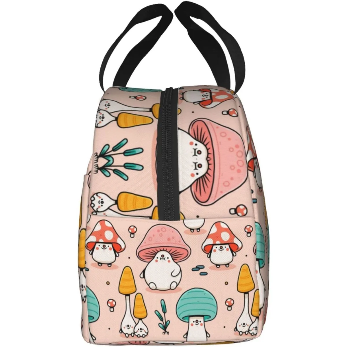 Lunch Bag niedlichen Pilz Lunch Box wieder verwendbare Lunch Bag Einkaufstasche isoliert Lunch Bag für Frauen Männer Junge Mädchen Geschenke Schule