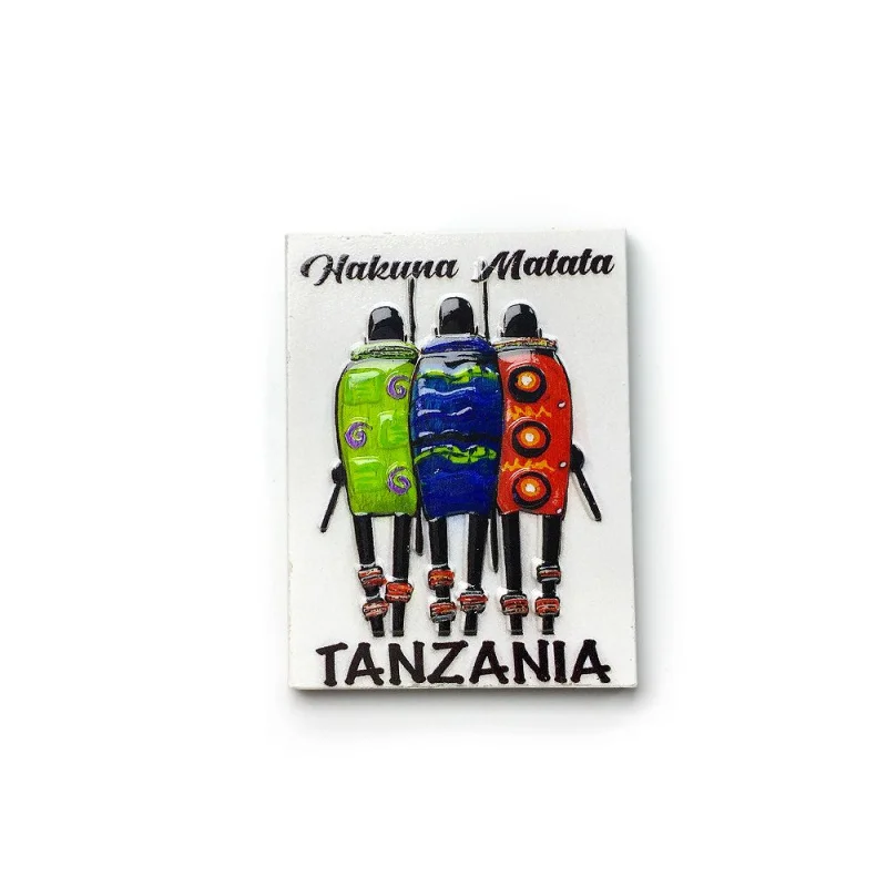 

Africa Tanzania Travel Souvenir Crafts Cultural and Creative Refrigerator Magnets Home Magnetic Decorations Gifts