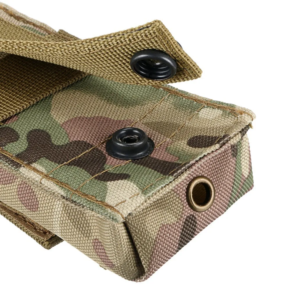 Taktische Molle Taschenlampe Tasche Taschenlampe Halter 9mm Magazin Einzel Mag Tasche Messer Holster M5 EDC Outdoor Jagd Werkzeug Tasche – Detail 15