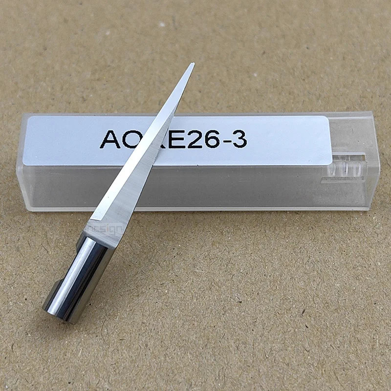 AOKE 26-3 Tungsten Steel Round Shank Vibrating Knife Oscillating Blade CNC Cutter JINDEX IECHO JWEI ZUND ATOM RZCUT COMELZ ESKO