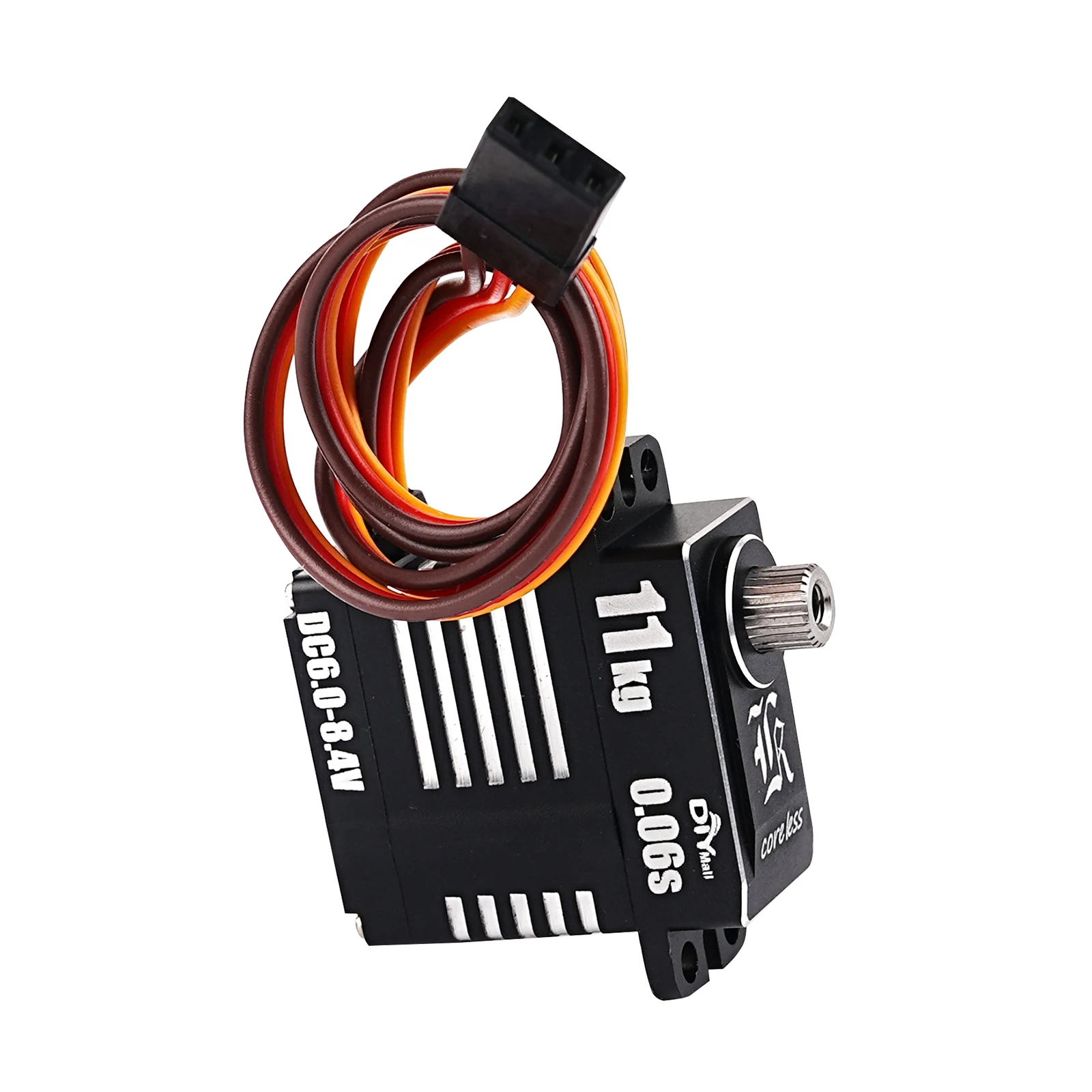 Micro 8.4V 0.06S 11KG Digital Servo Motor Mini Full Metal Coreless Programmable Servo 180/270/360 Degree High Torque for RC Car