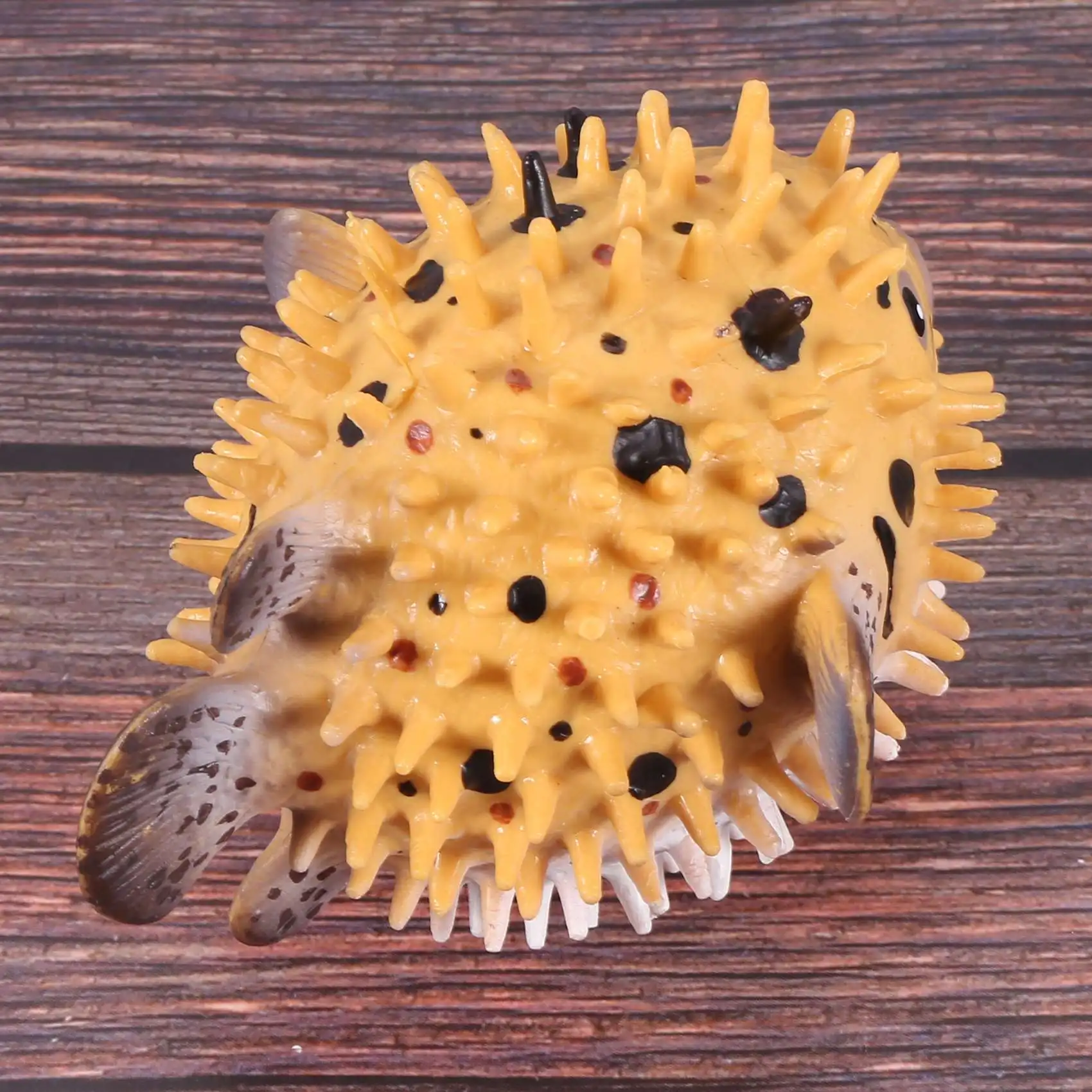J1UL1N Pufferfish Figurine Realistic Plastic Wild Pufferfish Figurine Set For Collection Science Educational Prop Animal Model