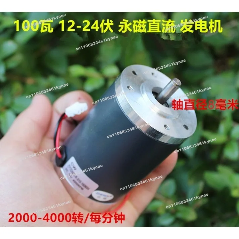Permanent Magnet DC Generator 12V24V Volt 100W 180W 300W Hand Crank Wind Foot Hydro Battery Charging