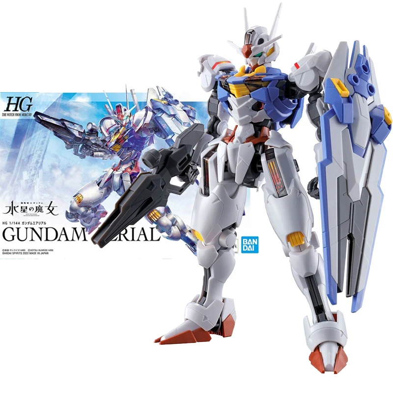 

BANDAI HG 1/144 Аниме Mobile Suit Gundam: The Witch From Mercury GUNDAM AERIAL Сборка Модель Комплект Экшн-игрушки Фигурки Подарки