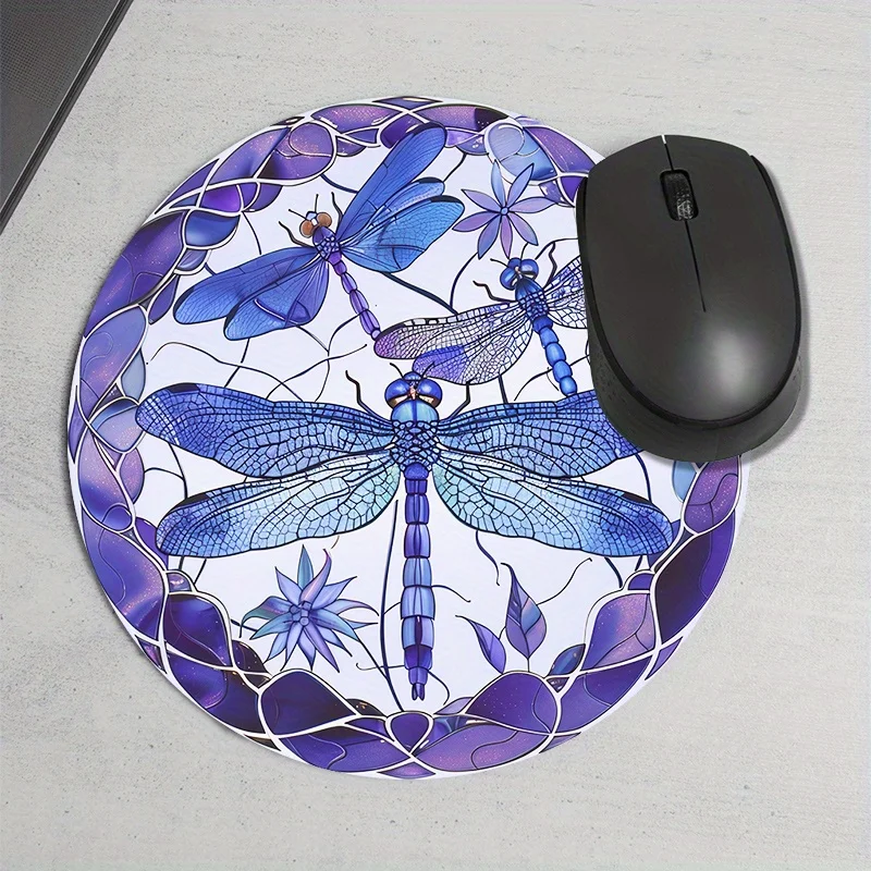 แผ่นรองเมาส์ทรงกลมลายแมลงปอสีม - Tradescantia Purple บทวิจารณ์และราคา