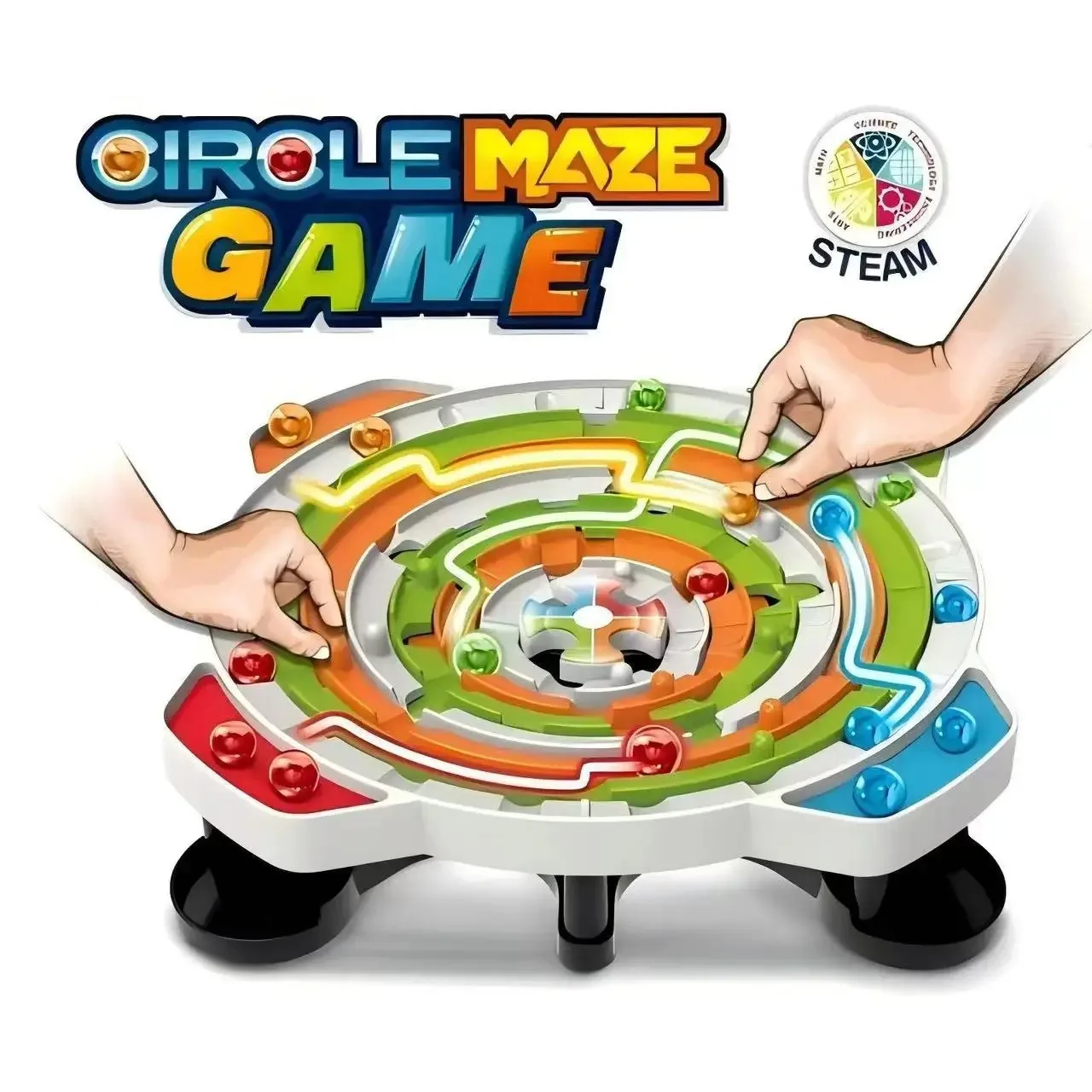 Round Ball Games Parent-child Interactive Puzzle Line Strategy Board Logical Thinking Training Toys For Children's Birthday Gift