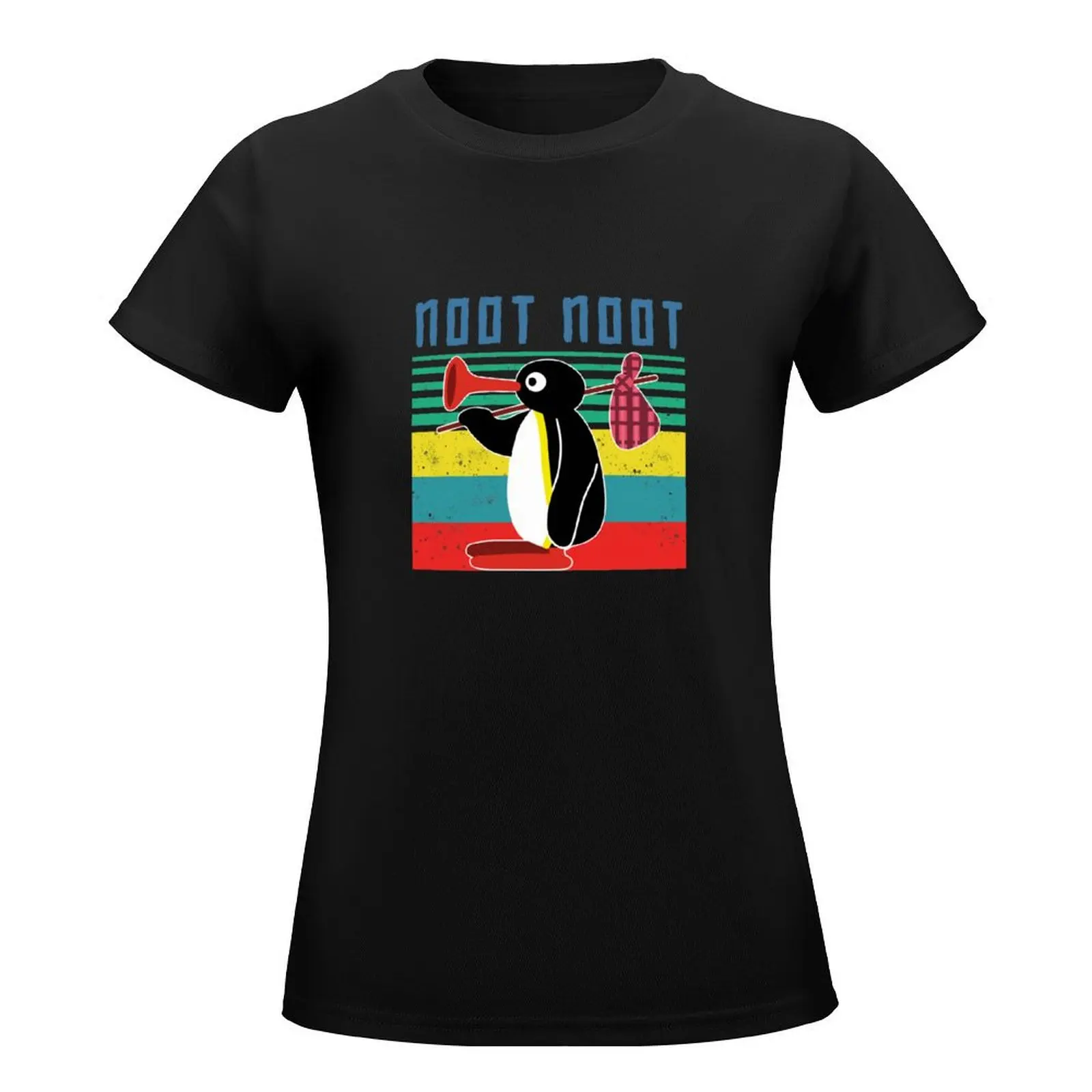 Penguin Noot Noot T-Shirt shirts graphic tees Female clothing funny tight shirts for Women