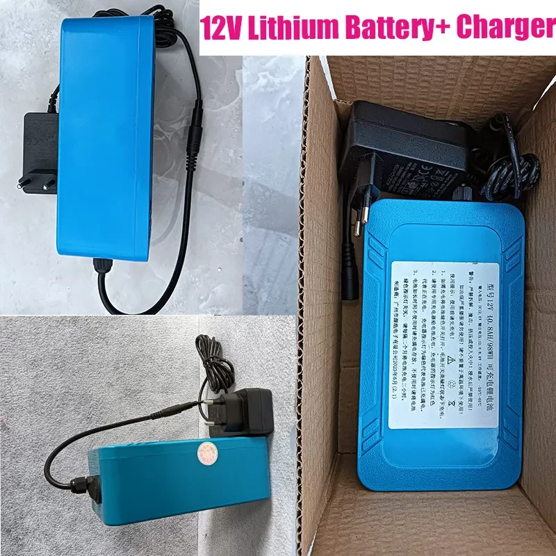 

Inflatable Clothing Battery: 12V Lithium Battery Pack (Battery+ Charger) for Inflatable Bear Panda Monkey Costume Mascot Suit